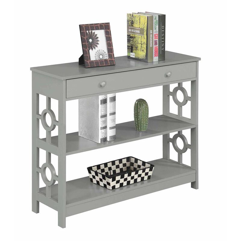 Convenience Concepts Ring 1 Drawer Console Table
