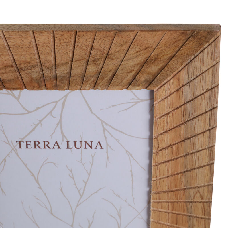 5x7 Wood Starburst Photo Frame, Natural image number 5