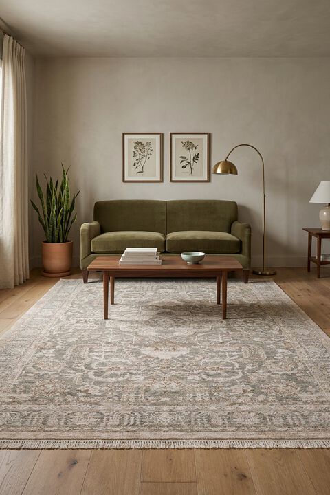 Catalyst Fawcett Moonbeam 2'2" x 8' Runner Rug