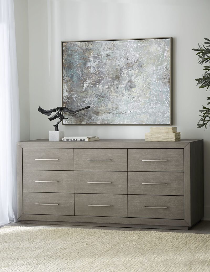 Melbourne Nine Drawer Dresser in Mineral