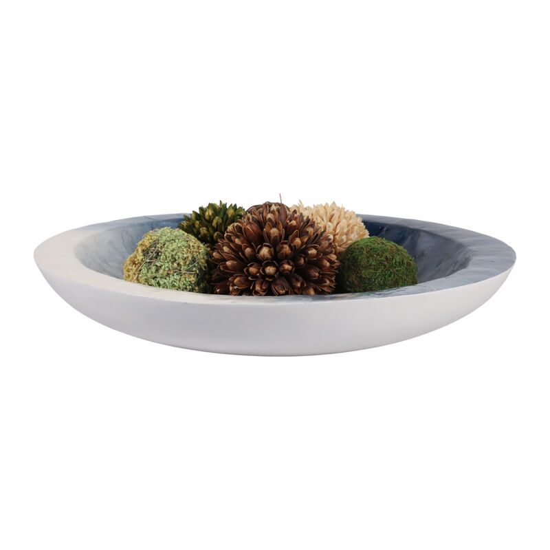20" Ombre Capiz Bowl image number 1