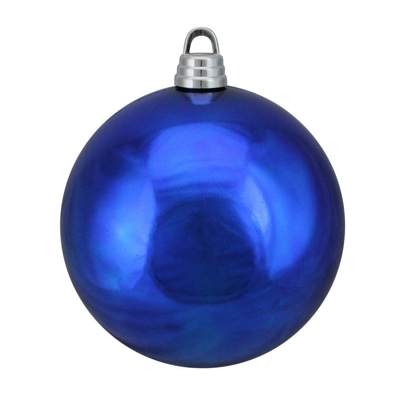 Shiny Lavish Blue Shatterproof Christmas Ball Ornament 12" (300mm)
