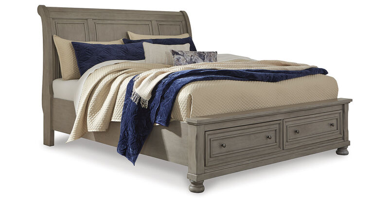 Lettner Queen Sleigh Bed with Storage Drawers image number 0