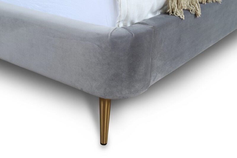 Heather Queen Bed in Gray