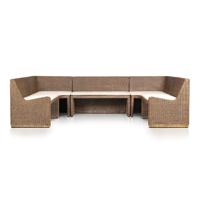 Senna 117" U-Shaped Dining Banquette