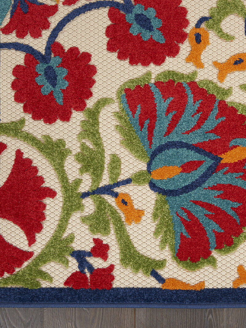 Aloha ALH20 Red/Multicolor 7' x 10' Rug