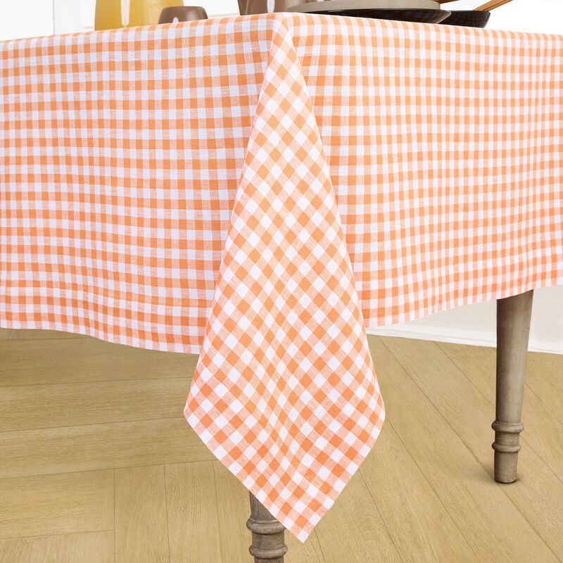 Linen Tablecloth - Gingham Check image number 1