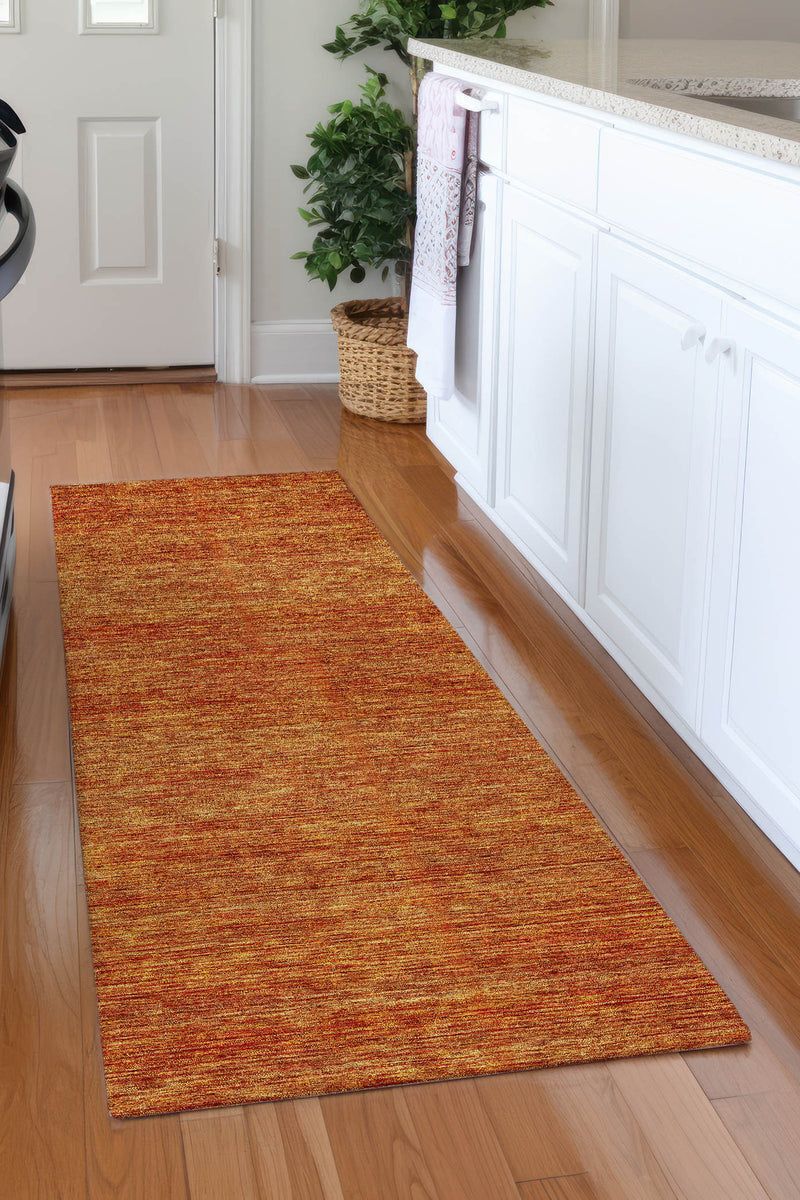 Soft Essentials SE1 Orange 9' x 12' Rug image number 4