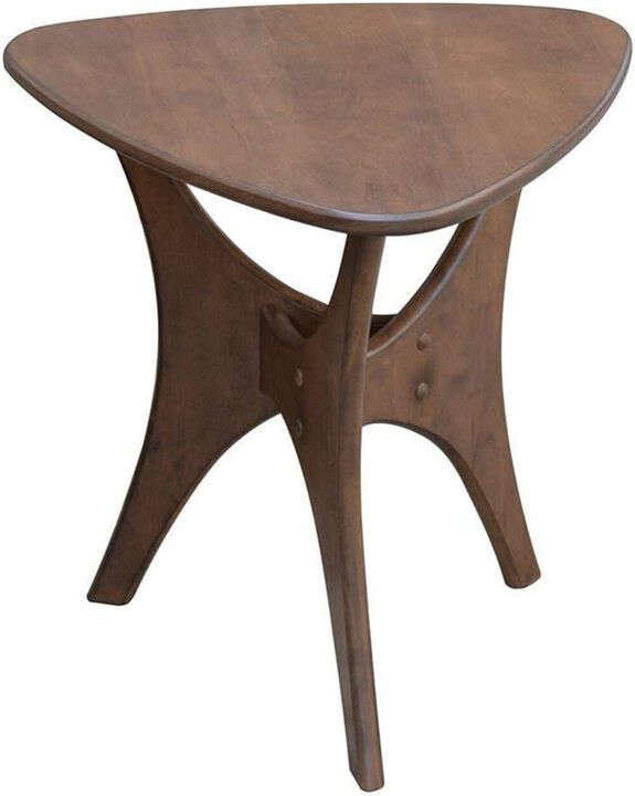 Belen Kox Blaze Triangle Wood Side Table, Belen Kox