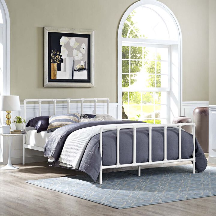 Modway - Dower Queen Stainless Steel Bed