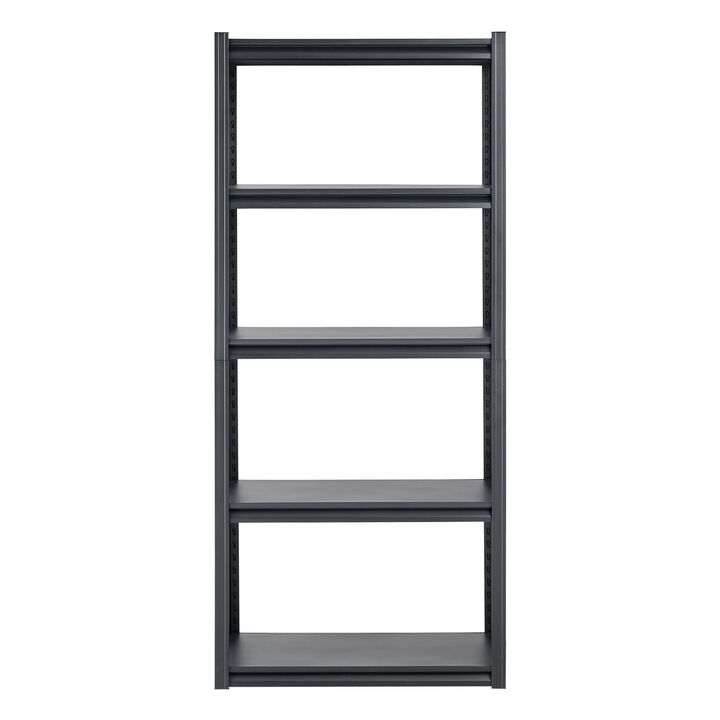 5 Tier Garage Storage Shelf Adjustable Metal Rack for Kitchen Basement