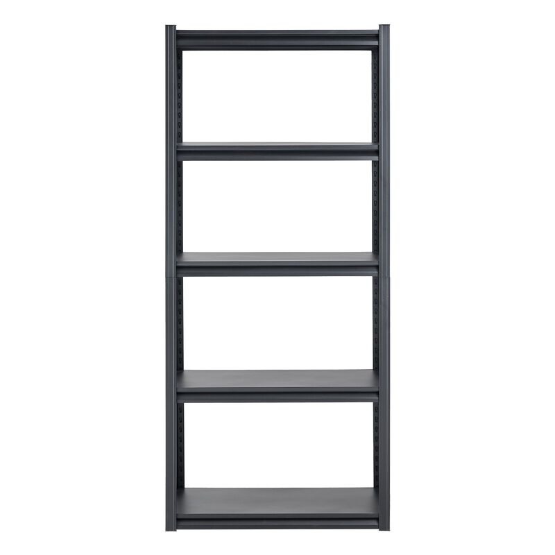 5 Tier Garage Storage Shelf Adjustable Metal Rack for Kitchen Basement image number 0