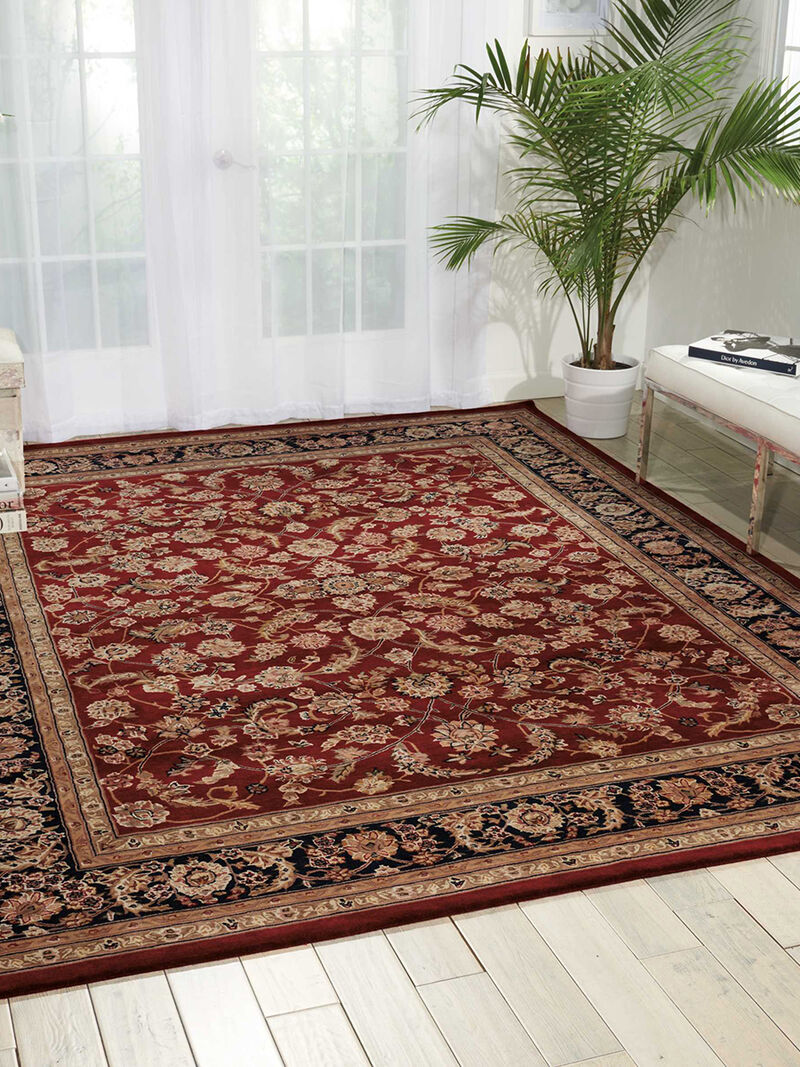 Nourison 2000 2002 Burgundy 8' x Round Rug