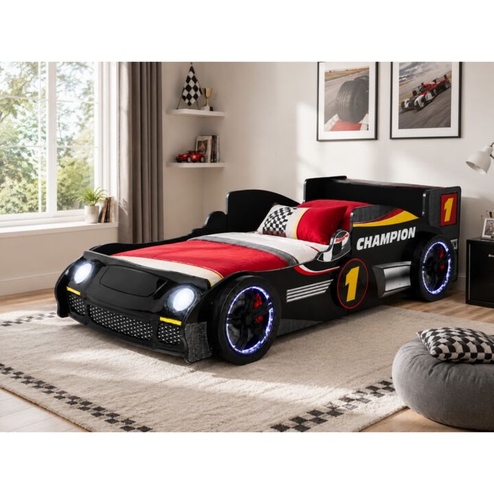Murmus Kids Racing Car Bed Frame