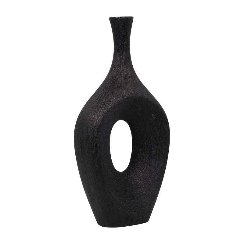 19" Beaded Open Cut Vase image number 1