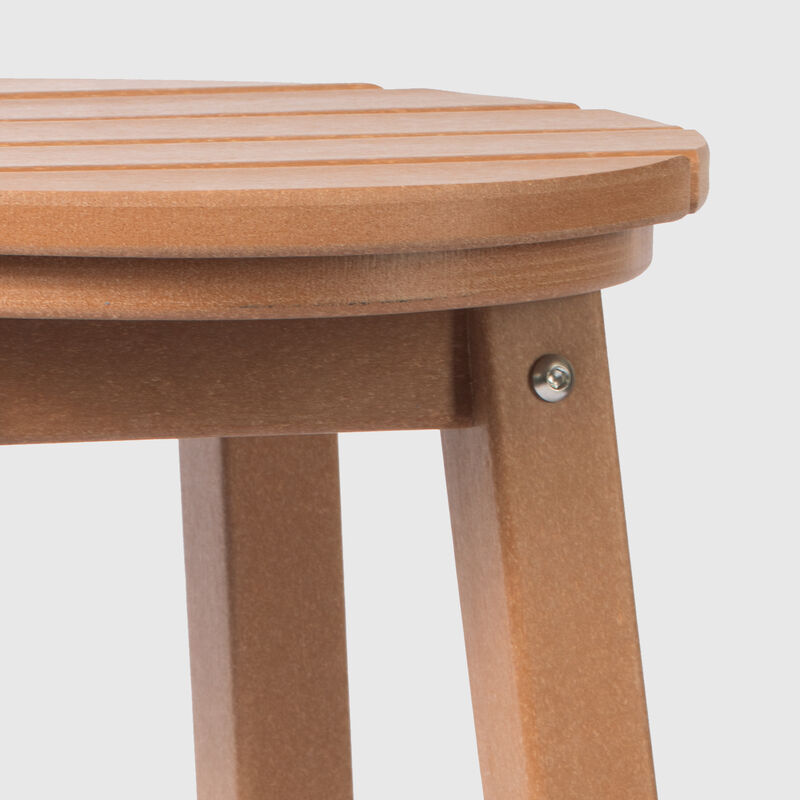 WestinTrends 29" HDPE Outdoor Patio Round Bar Stool