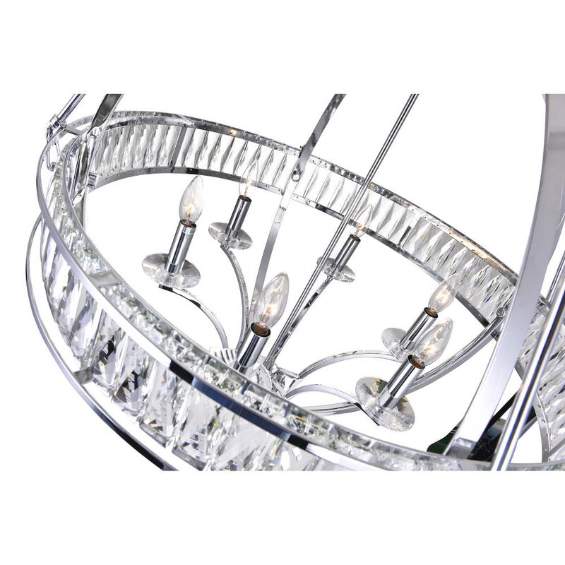 Arkansas 6 Light Chandelier With Chrome Finish