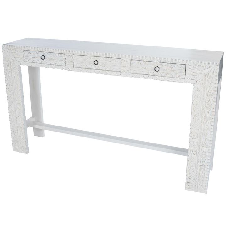 Butler Specialty Janta Rectangular Console Table, White