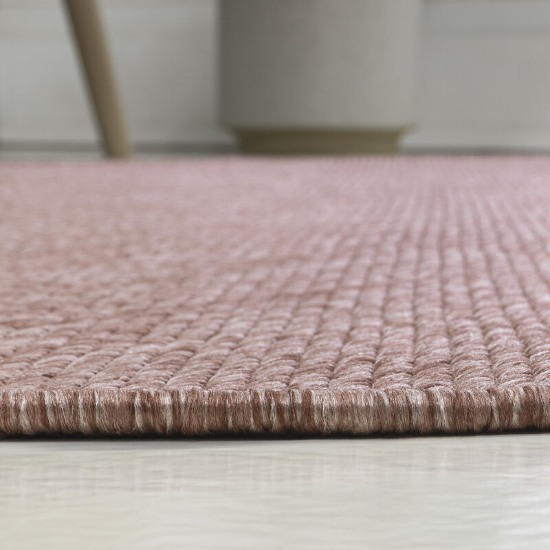 Evan Modern Rustic Organic Curve Area Rug