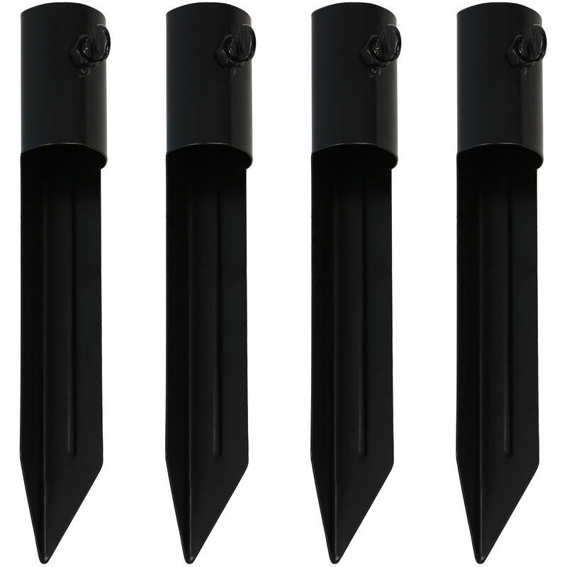 Sunnydaze Outdoor Torch Universal Metal Ground Stake - Set of 4