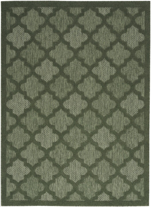 HomeRoots Trellis Indoor Outdoor Area Rug
