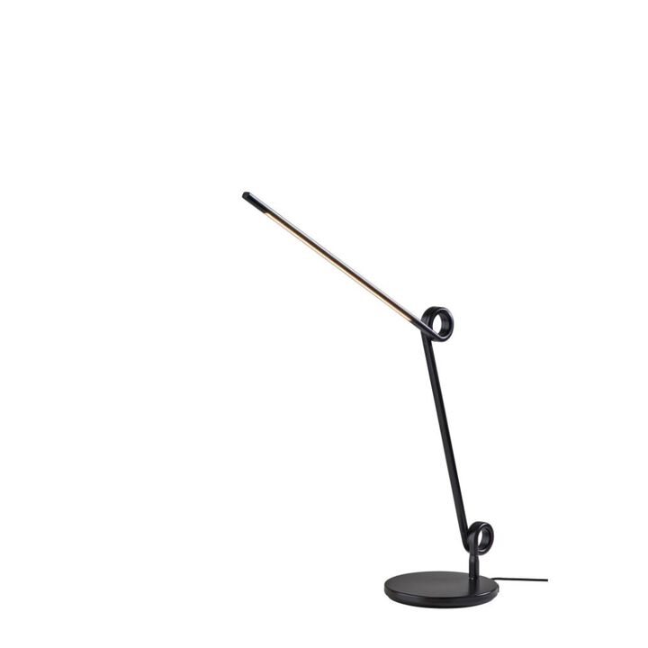 Hivvago 35" Black Metal Novelty Desk Lamp