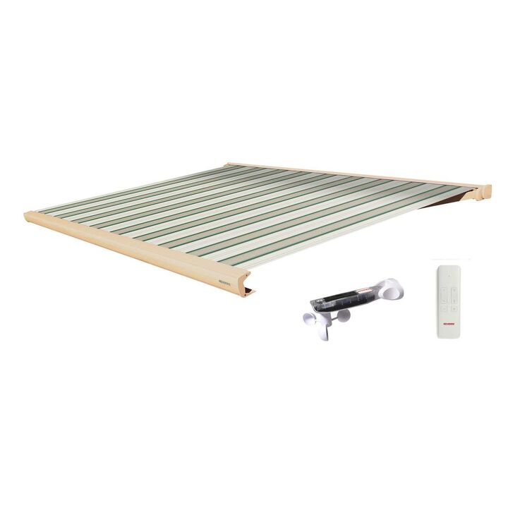Advaning Prestige Pro Retractable Motorized 14'x10' Awning with Wind/Sun Sensor
