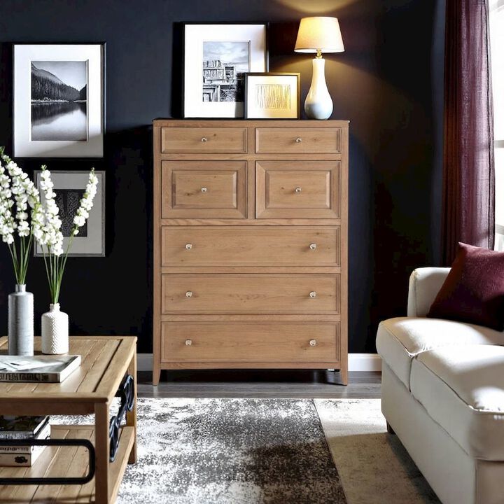 Starlight Canyon Home Beige Chest of Drawers with Doors and Drawers for Bedroom Furniture