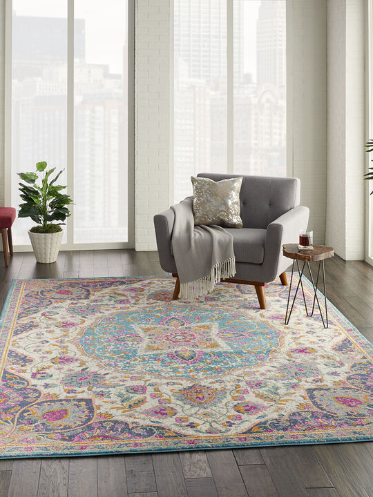 Passion PSN22 Ivory/Multicolor 8' x 10' Rug