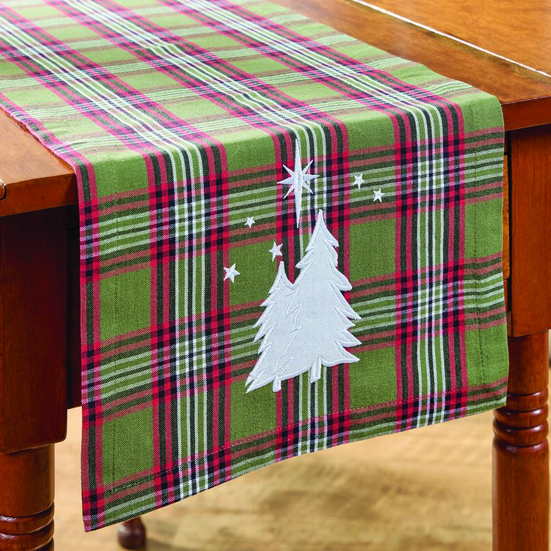 Park Designs Winter's Night Tartan Table Runner image number 0