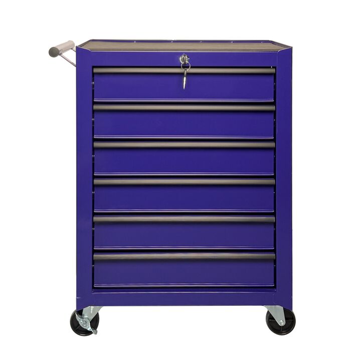 ELEMENT ACE Rolling 6-Drawer Metal Tool Chest with Ball Bearing Slides, Sturdy Steel Workshop Garage Mobile Organization Station