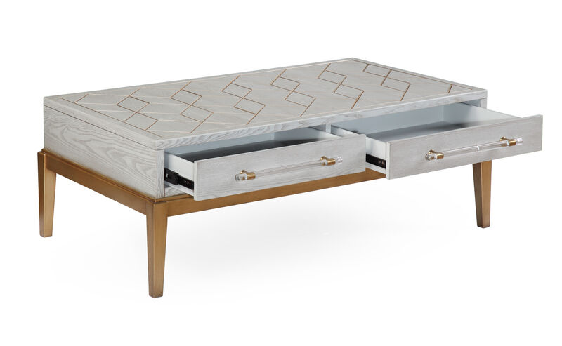 Perrine Gray Cocktail Table