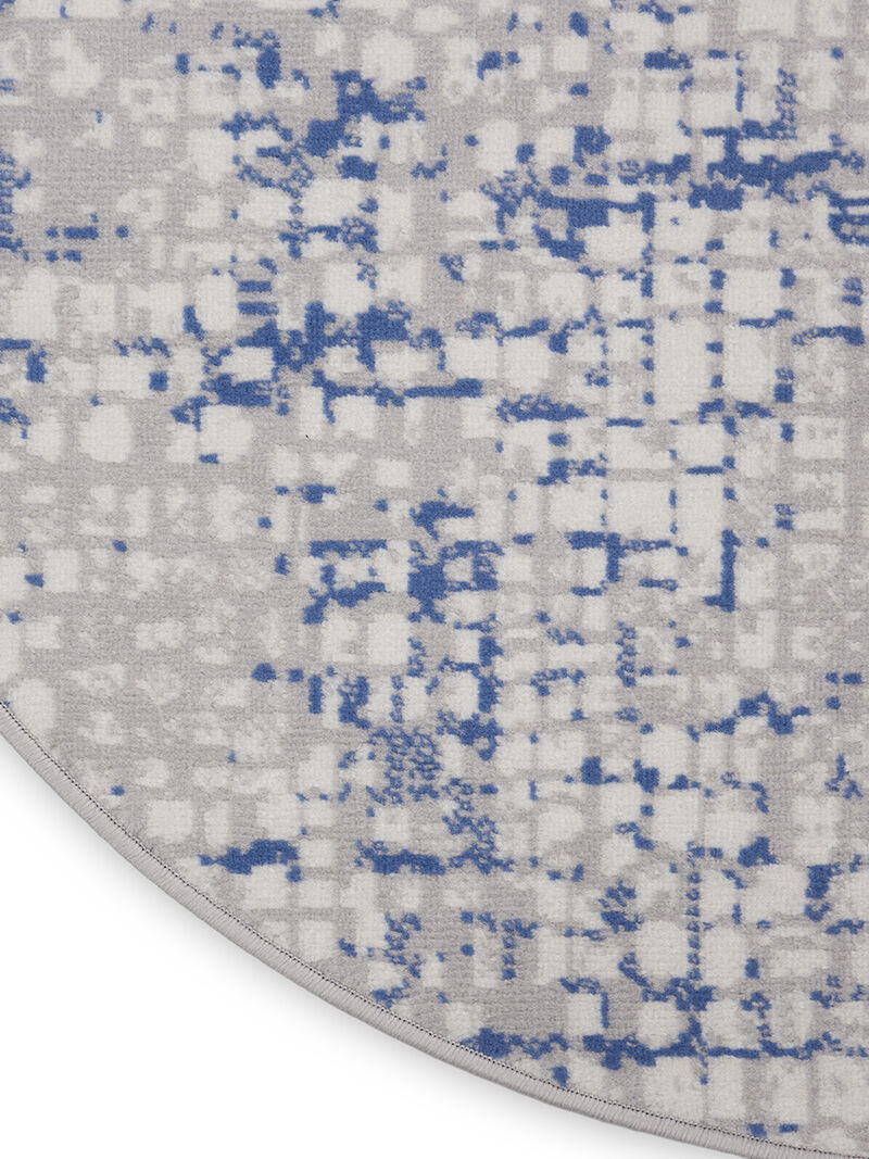 Whimsicle WHS07 Gray/Blue 8'4" x 11'6" Rug