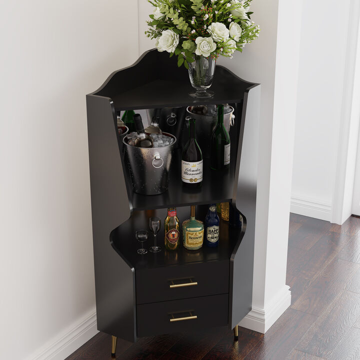 Totfol Corner Display Cabinet