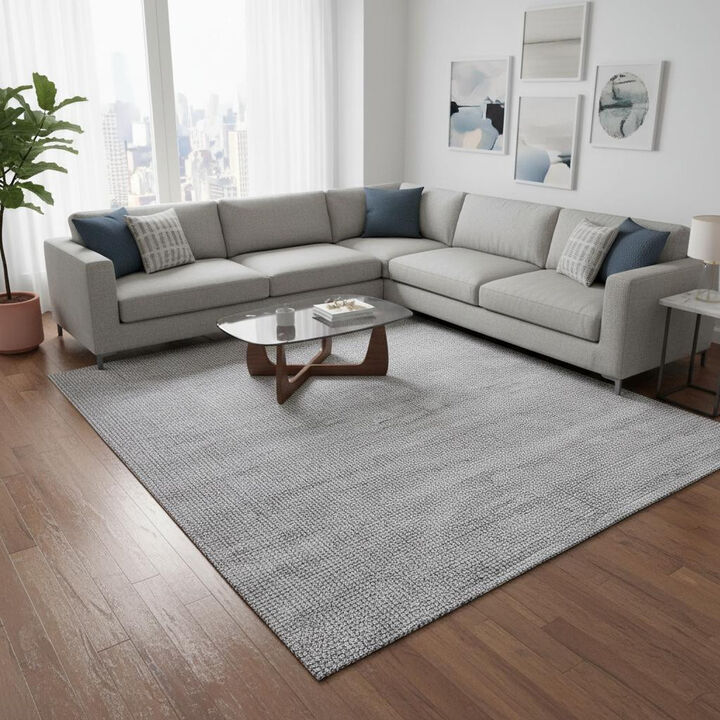 HomeRoots Abstract Hand Woven Area Rug