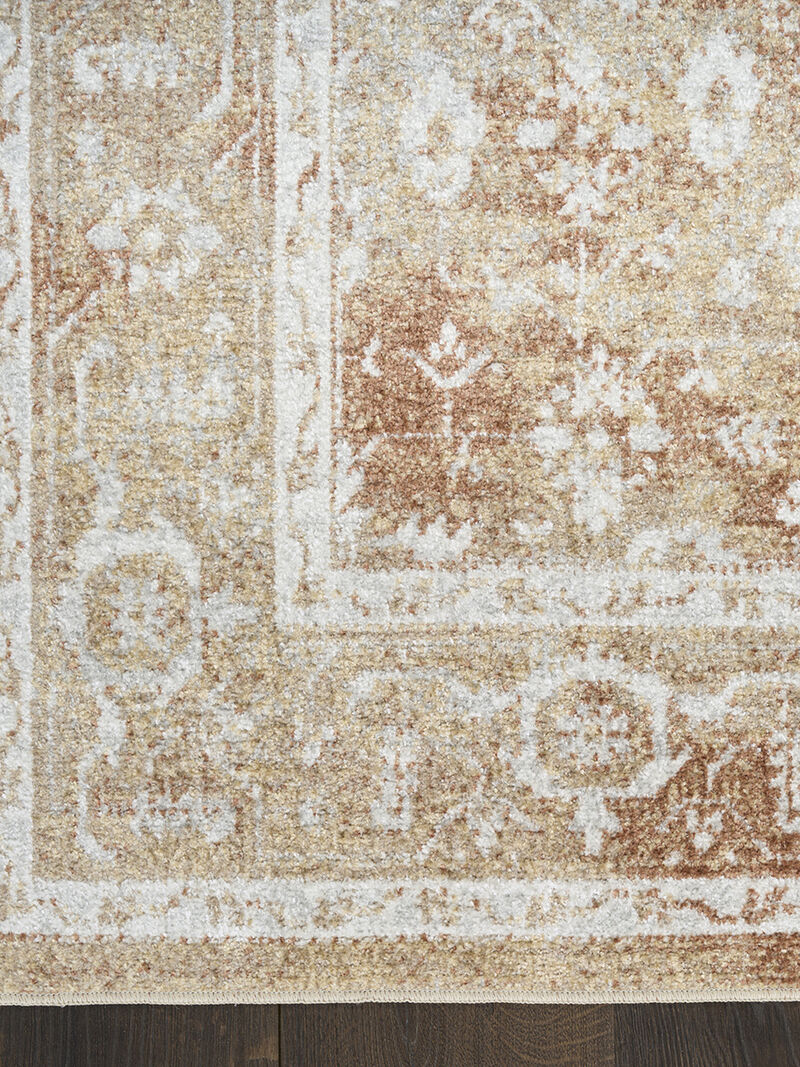 Astra Machine Washable ASW11 Rust/Multicolor 9' x 12' Rug