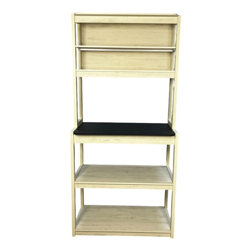 ELEMENT ACE 5-Tier Multi-Functional Bakers Rack for Kitchen Storage, Microwave Stand, Coffee Bar Station, Open Shelving Unit for Cookware & Kitchen Essentials image number 3