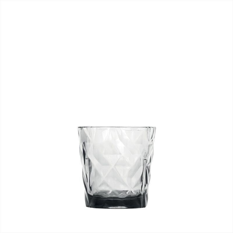 Prism dia.3.5" h:3.5" 10 oz. Round Charcoal Polycarbonate Rocks/Old Fashioned (Set of 6) image number 2