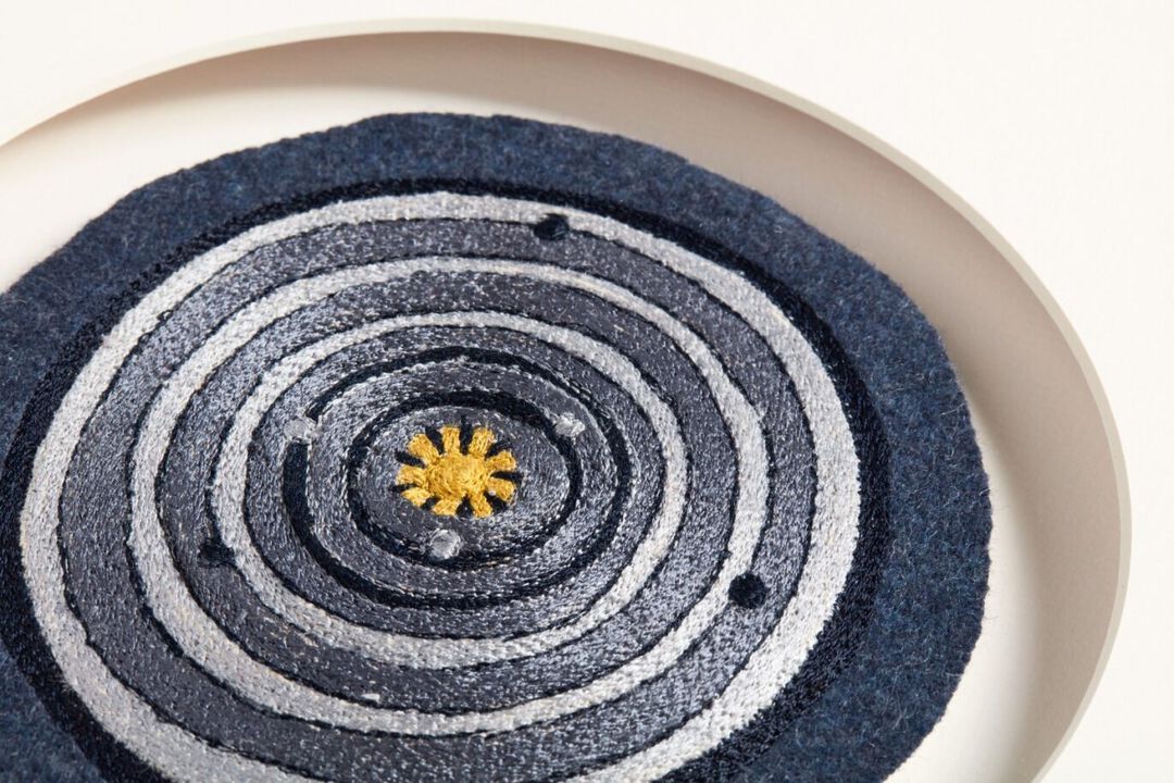 Solar Patch Blue Wall Art