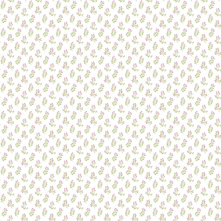 Small Prints Vintage Bud Green Wallpaper G56710