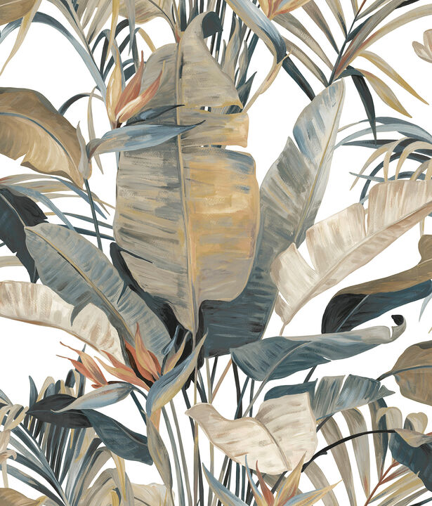 Tropical Cabana Plush Neutral Peel & Stick Wallpaper