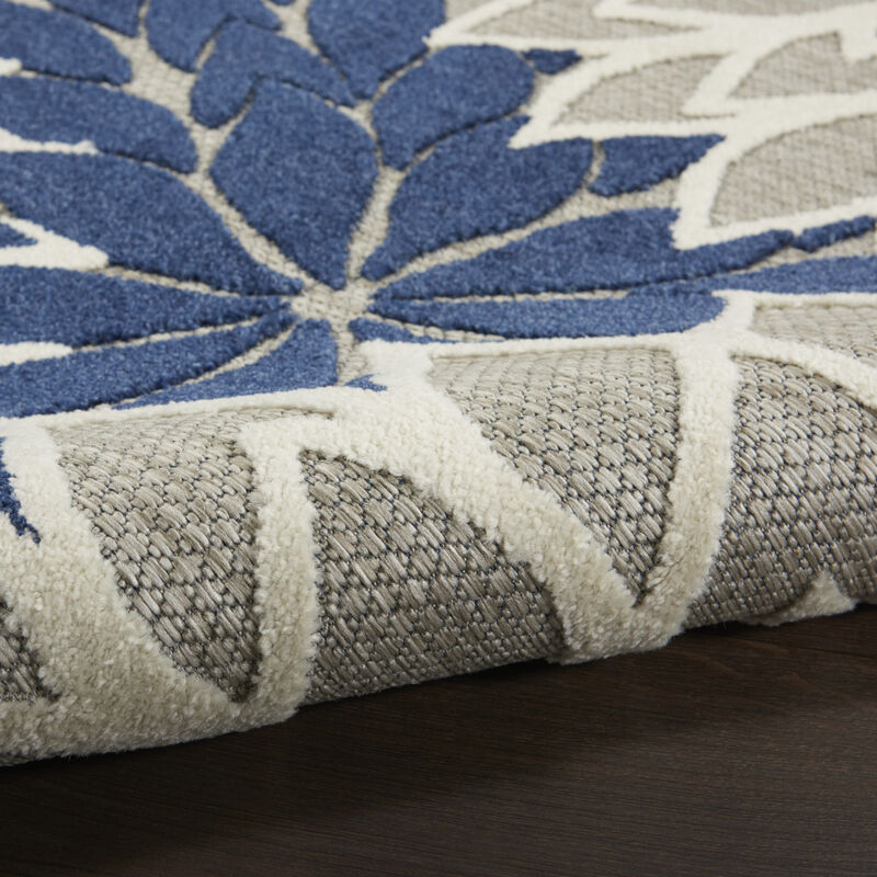 HomeRoots Floral Indoor Outdoor Area Rug image number 2