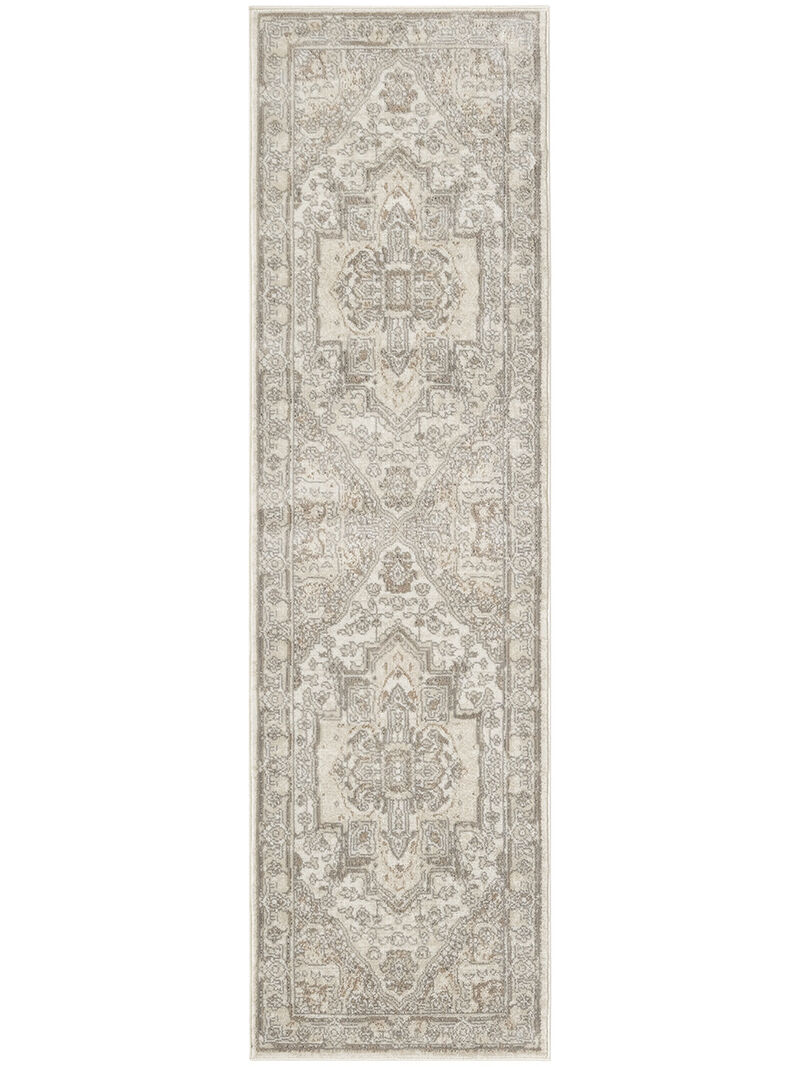 Quarry QUA18 Beige 2'2" x 7'6 Rug