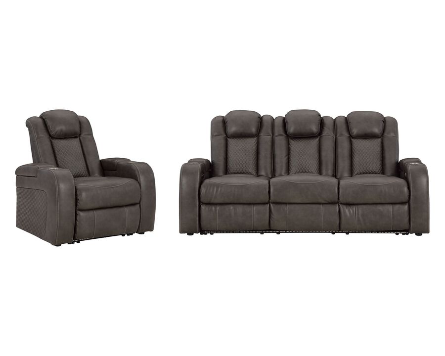 Fyne-Dyme Power Reclining 2-Piece Living Room Set