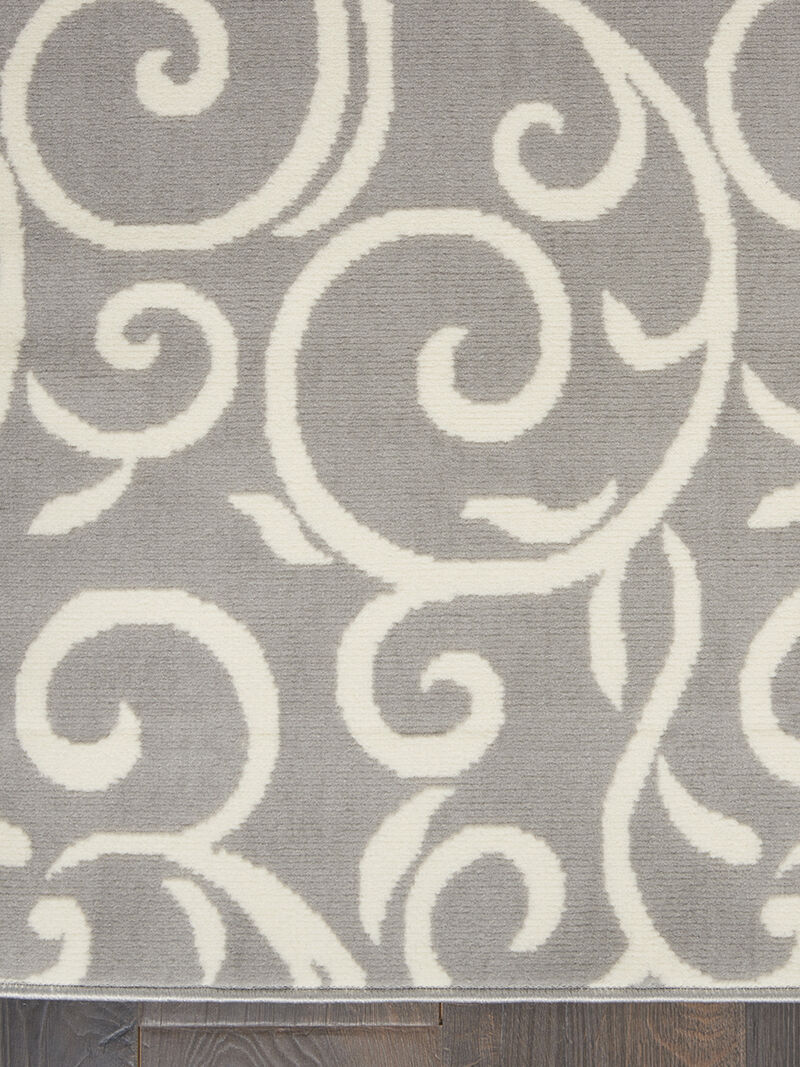 Grafix GRF19 Gray 5'3" x 7'3" Rug