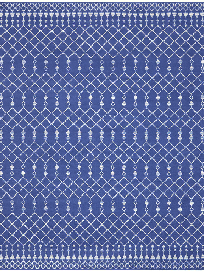 Whimsicle WHS02 Navy 8' x Round Rug