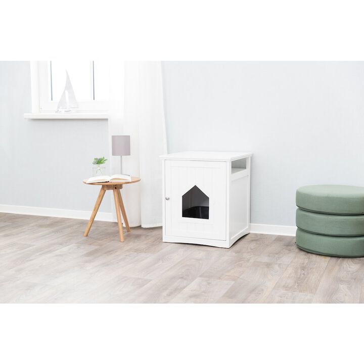 TRIXIE Litter Box Enclosure Hide Litter Boxes Storage Drawer Indoor Cat Home