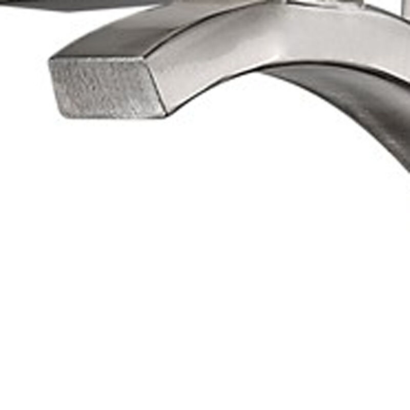 Hivvago One Light Silver and Glass Wall Sconce