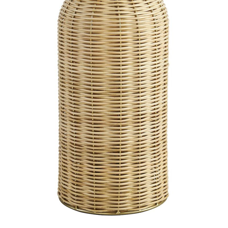 Santo Rattan Table Lamp With Dome Shade image number 5
