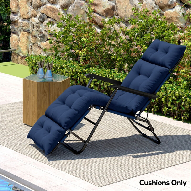 Soft lounge chair cushion for added comfort &ndash; perfect for indoor and outdoor use image number 1